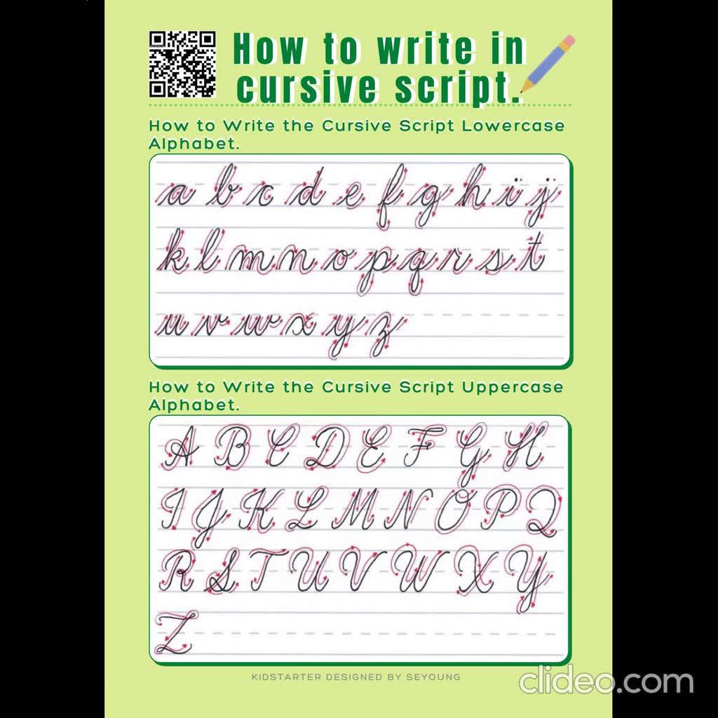CURSIVE แบบฝึกเขียน แบบฝึกหัด ตัวเขียน ภาษาอังกฤษ เขียน เด็กโต นักศึกษา ...
