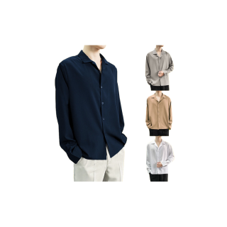 โปรโมชั่น : ใส่โค้ด RANNOCT ลด 30 เสื้อเชิ้ตเกาหลี แขนยาว สีพื้น ผ้านิ่มนุ่ม เบา ใส่สบาย ไม่ต้องรีด ระบายความร้อนได้ยอดเยี่ยม