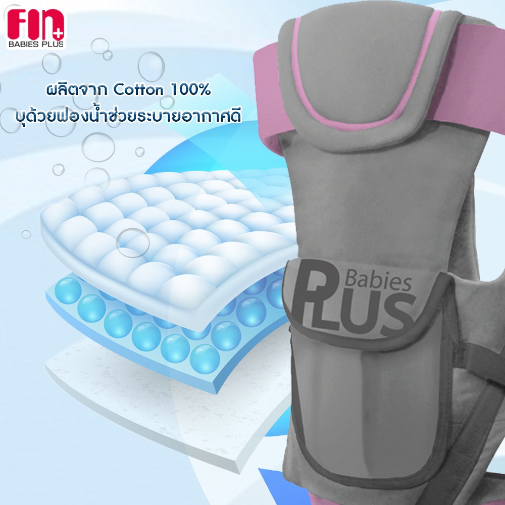 fin-เป้อุ้มเด็ก-2in1-รุ่นuse-ht1009-เป้อุ้มhipseat-ถอดได้-ที่อุ้มเด็ก-เป้อุ้มทารก-สะพายหน้า-หลัง-กระเป๋าอุ้มเด็ก