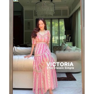 ลูกไม้ฉลุดีเท็ลละเอียดยิบ " VICTORIA”