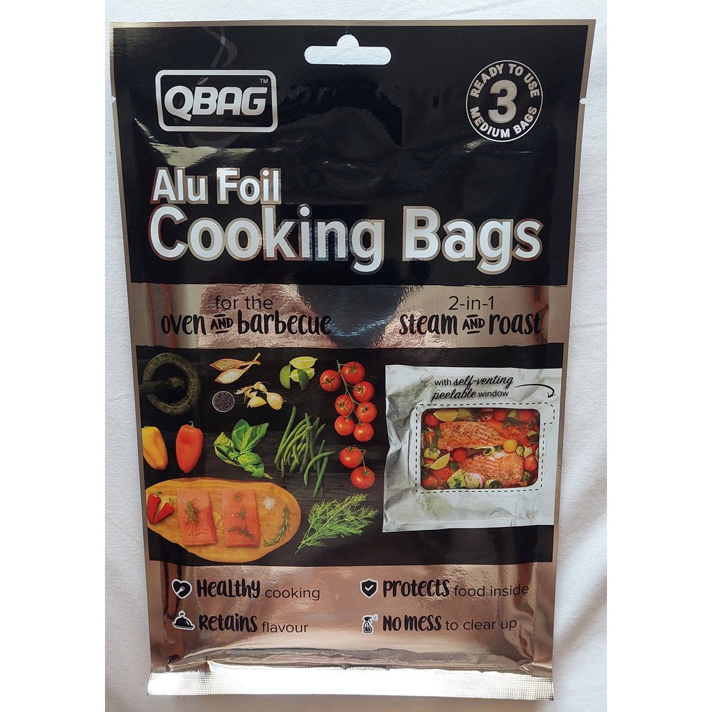 ถุงทำอาหารอลูมิเนียมฟอยล์-cooking-bags-aluminium-foil-cooking-bags-pack-of-9-medium-bags