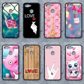 เคส Oppo F9 / F9 pro ใช้เคสเดียวกัน ลายอินเลิฟ ขอบนิ่มหลังแข็ง เคส ถือ เคส Caseเคส TPU ขอบนิ่มหลังแข็ง ไม่ขูดตัวเครื่อง