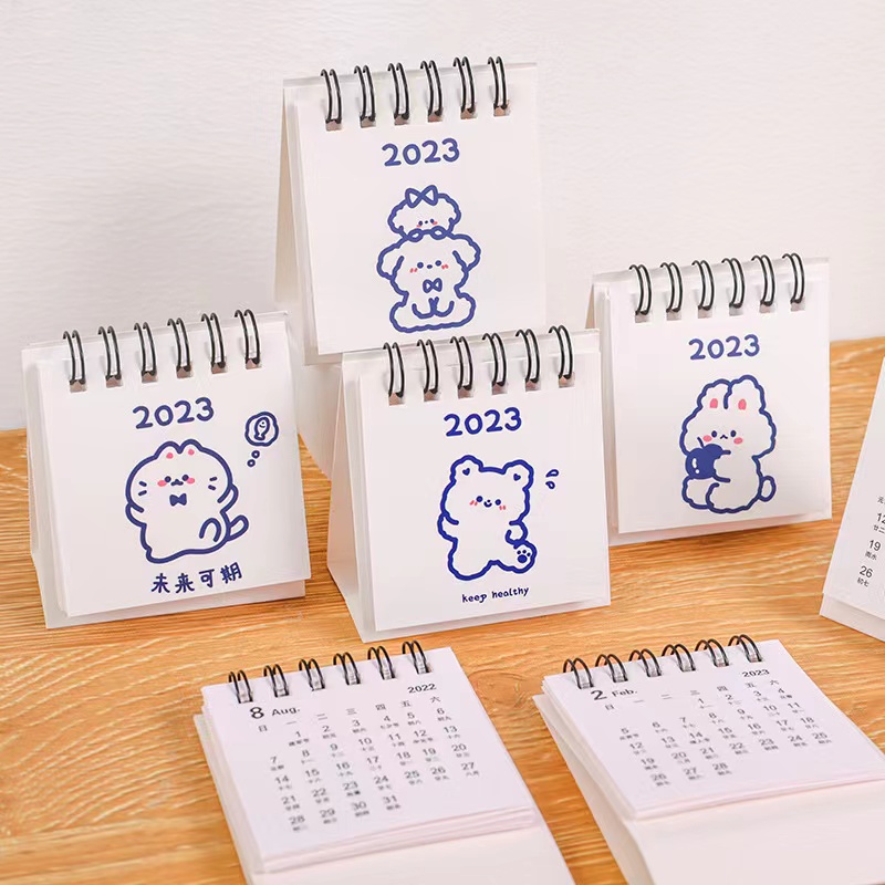 พร้อมส่ง-มินิปฏิทิน-mini-calendar-2023ปฏิทินจิ๋ว-มีหลายสี-พาสเทลน่ารักมากๆ-ปฏิทินเล็ก-ปฏิทินพกพา