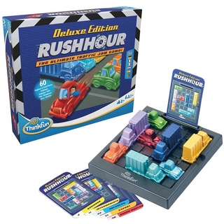 ThinkFun: Rush Hour (Deluxe Edition) – The Ultimate Traffic Jam Game! [BoardGame]