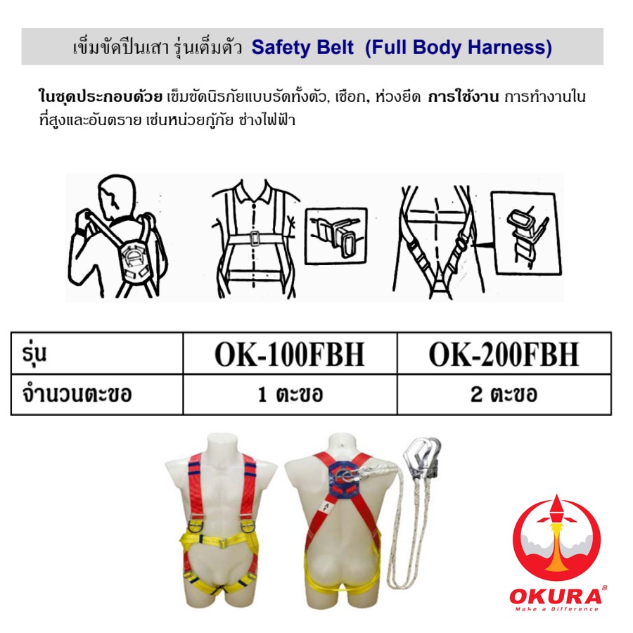 เข็มขัดปีนเสา-แบบเต็มตัว-okura