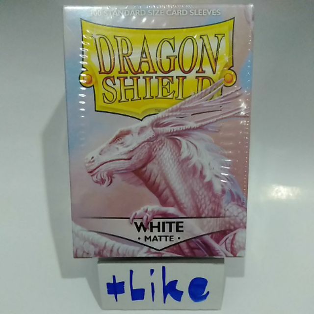 sleeves-dragonshield-white-matte-สลีฟดราก้อนชิวสีขาวธรรมาดา