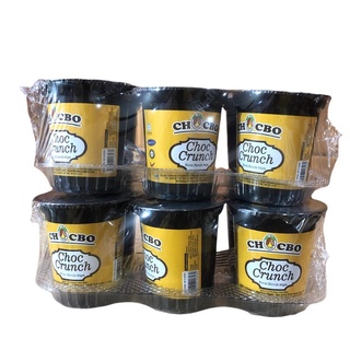 สินค้า (ยกเเพค6ถ้วย)  พร้อมส่ง CHOCBO CHOC CRUNCH มินิโกโก้ ครั้นช์ ปริมาณ 60 กรัม มี 2 แบบ