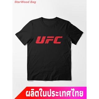 MMA  UFC การต่อสู้แบบผสมไม่จำกัด การต่อสู้แบบมืออาชีพ กรงแปดเหลี่ยม UFC Fight Island Essential T-Shirt คอกลม แฟชั่น  ผ้า