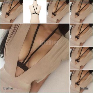 ภาพหน้าปกสินค้า💕 Good quality Fashion Women Lingerie Elastic Harness Cage Bra Cupless Bondage Body Chain Belt ที่เกี่ยวข้อง