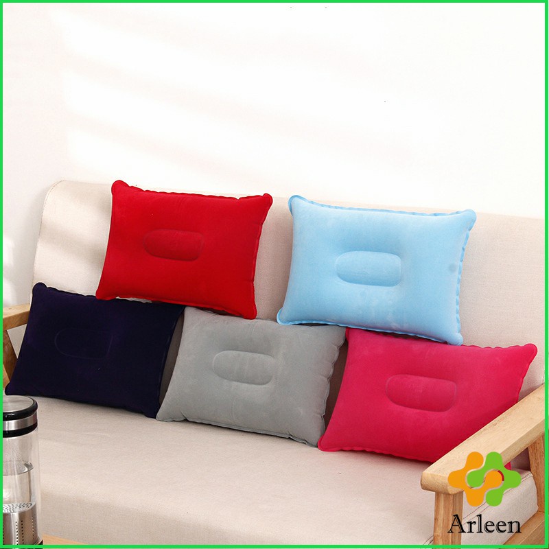 arleen-หมอนเป่าลม-หมอนพกพา-หมอนหนุนหลัง-หนุนนอน-inflatable-pillow