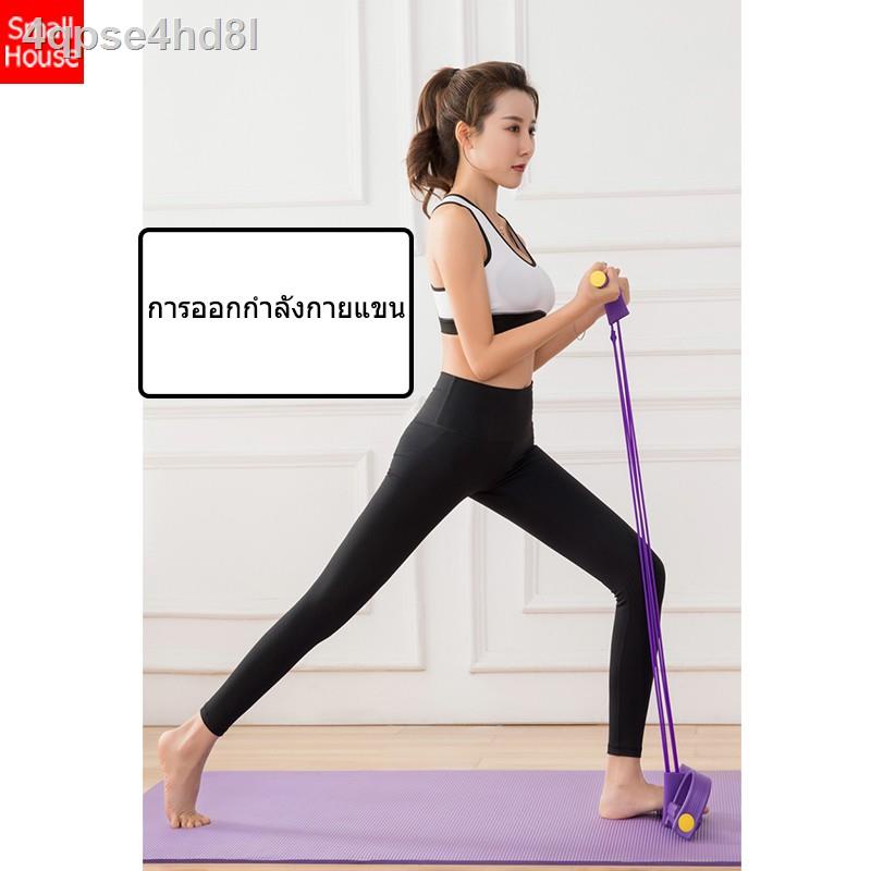 ยางยืดออกกำลังกาย-pull-reducer-อุปกรณ์กีฬาออกกำลังกาย-แบบ-ยางยืดออกกำลังกายแบบ-4-เส้น-ยางยืดออกกำลัง-รุ่นสายแรงต้าน