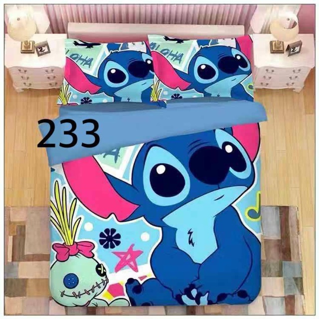 ชุดผ้าปูที่นอน-ผ้าห่มนวมลาย-stitch