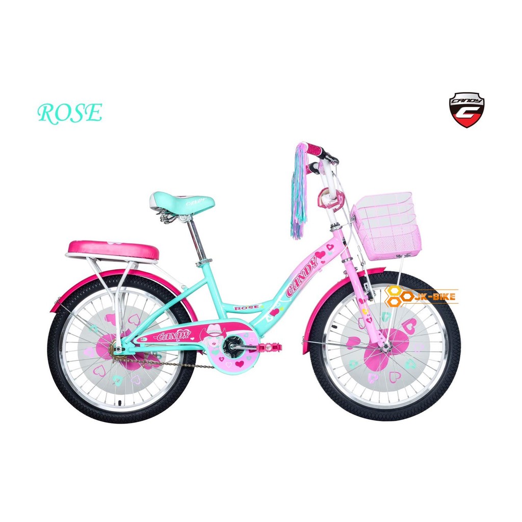ภาพสินค้าจักรยานแม่บ้าน Candy รุ่น ROSE 20 นิ้ว จากร้าน jkbike บน Shopee ภาพที่ 1