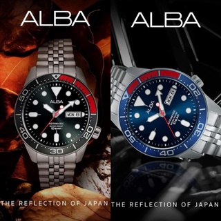นาฬิกาผู้ชาย ALBA นาฬิกา นาฬิกาข้อมือ รุ่น AL4191,AL4193 ระบบ Automatic สายเหล็กสแตนเลส