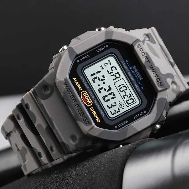 ภาพหน้าปกสินค้าSKMEI 1628 นาฬิกาข้อมือ ดิจิตอล ไฟ LED กันน้ำ 100% จากร้าน lifetimewatch บน Shopee