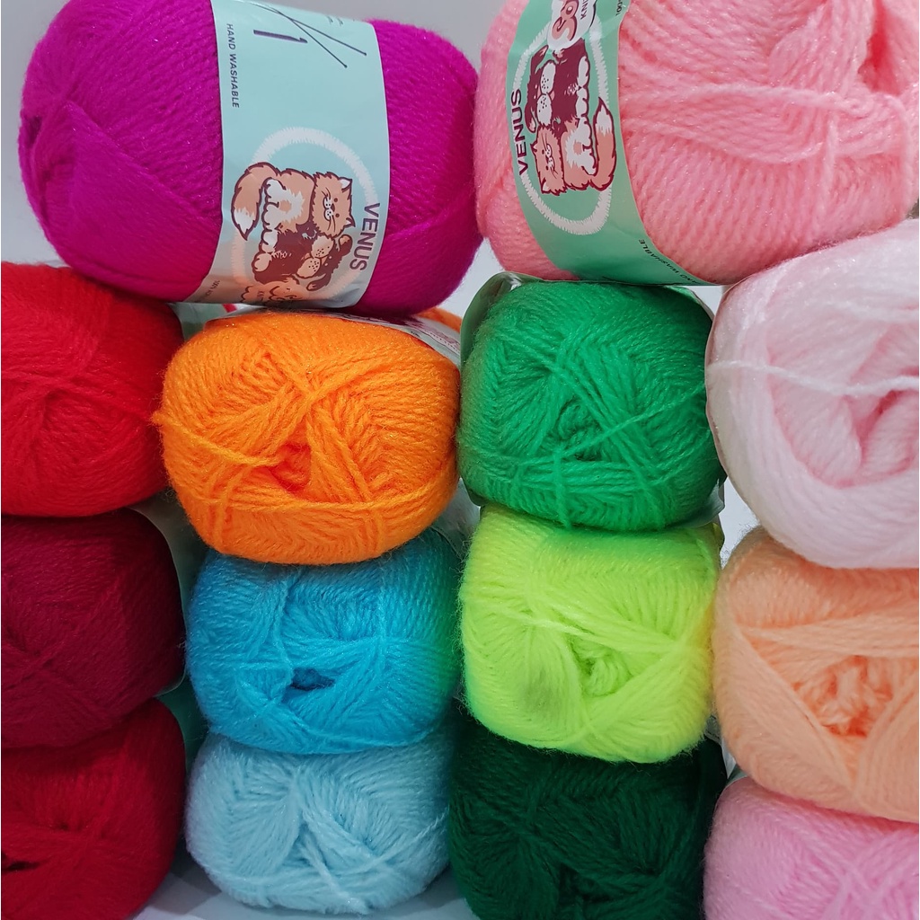 ไหมฟูวีนัส-ไหมพรมวีนัส-ไหมฟู-ไหมวีนัส-venus-soffur-knitting-yarn-น้ำหนัก50กรัม