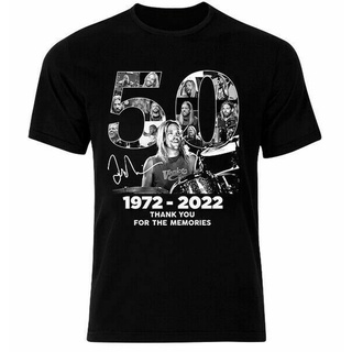 ROUND คอลูกเรือเสื้อยืด พิมพ์ลาย Rip Taylor Hawkins Rock Drummer 50 Years Rip 1972-2022-4XL