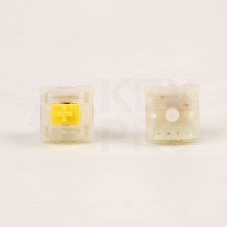 ภาพขนาดย่อของภาพหน้าปกสินค้า(10 ชิ้น) Gateron Milky Yellow Pro Lubed Switch 5 pin สวิตช์ Linear สำหรับ คีย์บอร์ด Mechanical keyboard สวิตช์ลูป จากร้าน keypro บน Shopee ภาพที่ 5