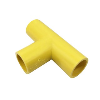 PVC TEE SOCKET SCG 3/8" YELLOW ข้อต่อสามทาง PVC SCG 3/8 นิ้ว สีเหลือง ข้อต่อ ท่อร้อยสายไฟและอุปกรณ์ งานระบบไฟฟ้า PVC TEE