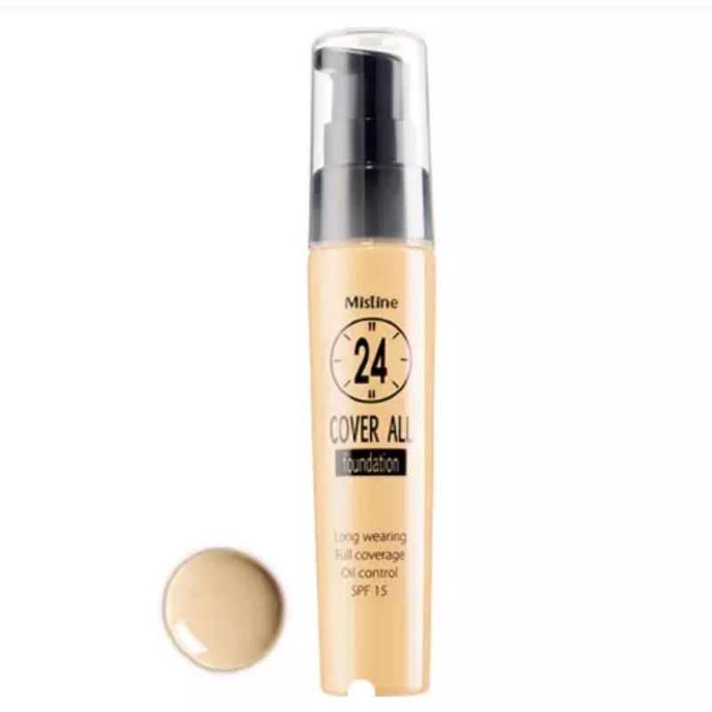 Mistine 24 Cover All foundation SPF15 ครีมรองพื้นมิสทีน Shopee Thailand