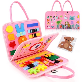 ของเล่นเสริมพัฒนาการเด็ก Montessori Busyboard Sensory Toys สําหรับเด็กวัยหัดเดิน