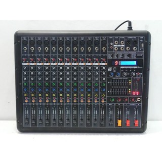 เพาเวอร์มิกซ์ A-One Power mixer ขยายเสียง รุ่น MF-12D 12 ช่อง (บลูทูธ) จัดส่งฟรี เก็บเงินปลายทางได้