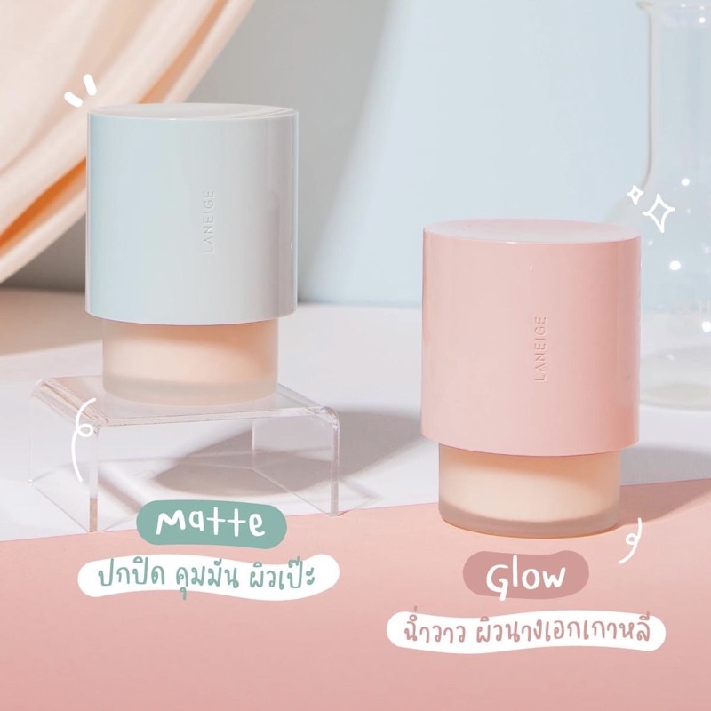 ฉลากไทย-แถมฟองน้ำ-laneige-neo-foundation-glow-matte-30ml-รองพื้นตัวใหม่