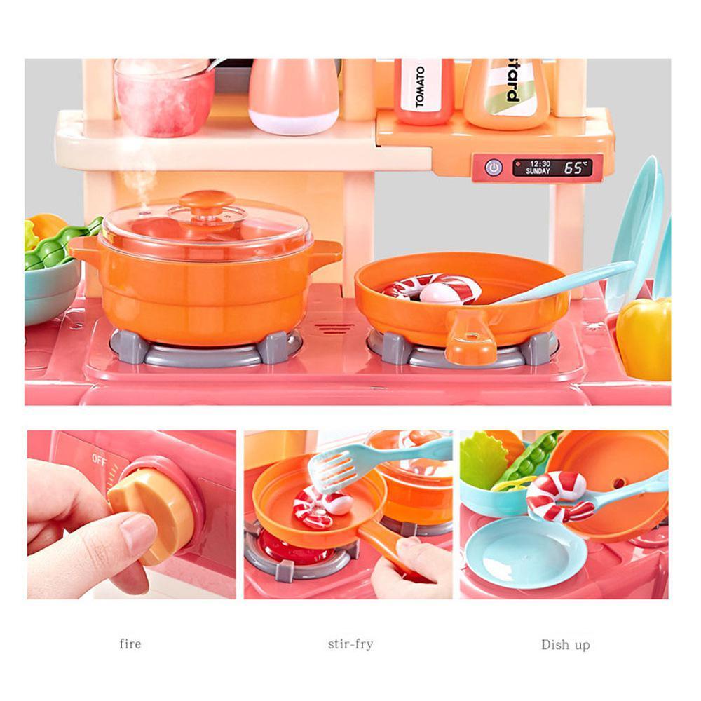 everyday-u-miwe-เด็กครัวแกล้งของเล่นเด็ก-63-เซนติเมตรจำลองเสียงและแสงสเปรย์น้ำครัวโต๊ะทำอาหารชุดบ้านทำอาหารของเล่น