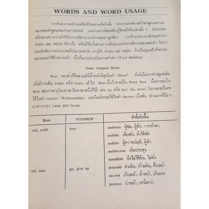 examination english WORDA AND WORD USAGE (กระดาษปรู๊พ) ราคาพิเศษ ตาม ...