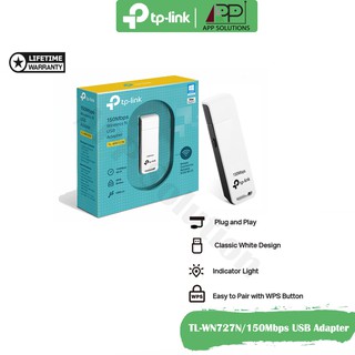 TP-LINK USB Adapter 150Mbps(อุปกรณ์รับสัญญาณ) รุ่นTL-WN727N(ประกันLifetime)