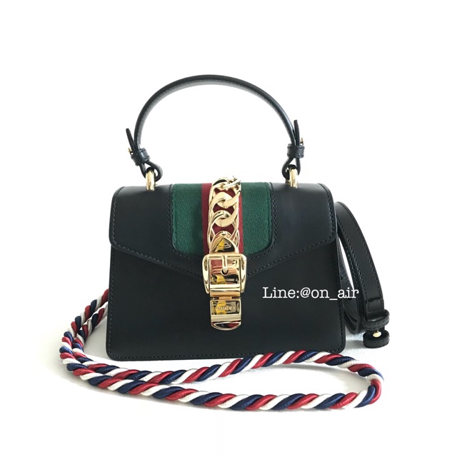 Gucci black shop sylvie bag