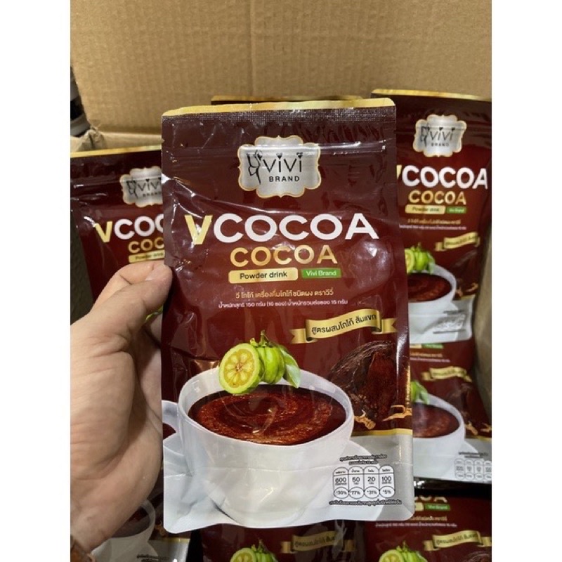 พร้อมส่ง-vivicocoaวีวี่โกโก้-รุ่นใหม่-ล่าสุด-เครื่องดื่มชนิดผงโกโก้-1กล่อง