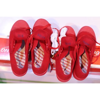 รองเท้าผ้าใบนันยางสีแดง NanyangRED Limited Edition 2019 รุ่นฉลองตำแหน่งแชมป์ ยูฟ่าแชมเปียนส์ลีก สมัยที่ 6 มีของ พร้อมส่ง
