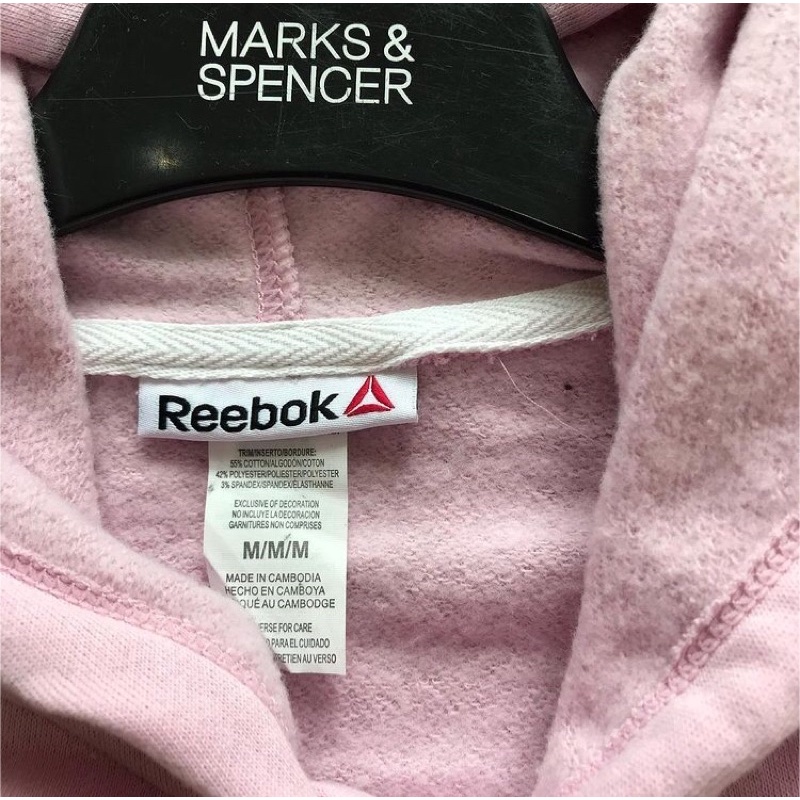 reebox-cropped-hoodie-เสื้อฮู้ดแท้-ราคารวมค่าจัดส่งค่ะ