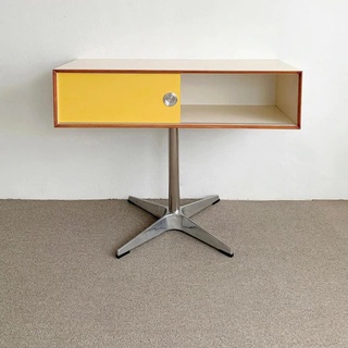 Morena Console in Yellow ชั้นวางของ ชั้นวางเอนกประสงค์ ของตกแต่ง Mid-Century (งานสั่งทำ 30 วัน)