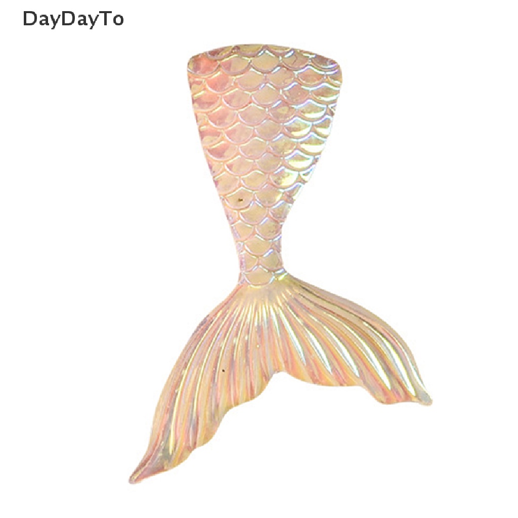 daydayto-จี้เรซิ่น-รูปหางนางเงือก-ประดับกลิตเตอร์-หลากสี-สําหรับทําเครื่องประดับ-diy-10-ชิ้น