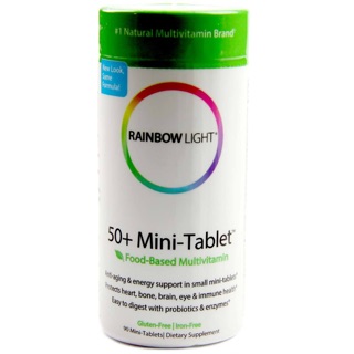 💥pre order💥🇺🇸 Rainbow Light 50+ Mini-Tablet, Food-Based Multivitamin, 180 Mini-Tablets