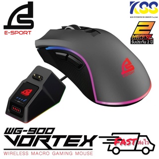 ภาพขนาดย่อของภาพหน้าปกสินค้าส่งไว SIGNO E-Sport VORTEX Wireless Macro Gaming Mouse รุ่น WG-900 (Black) (เกมส์มิ่ง เมาส์) จากร้าน kssklong3 บน Shopee