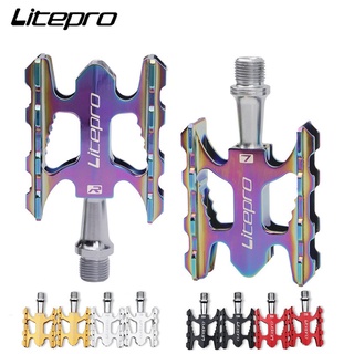 Litepro ที่เหยียบอลูมิเนียมอัลลอยด์สําหรับจักรยานเสือภูเขา Mtb Bmx