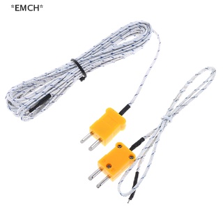 [[EMCH]] สายเคเบิลโพรบเทอร์โมคัปเปิล เซนเซอร์อุณหภูมิ ชนิด K 0.5 4 เมตร 1 ชิ้น [ขายดี