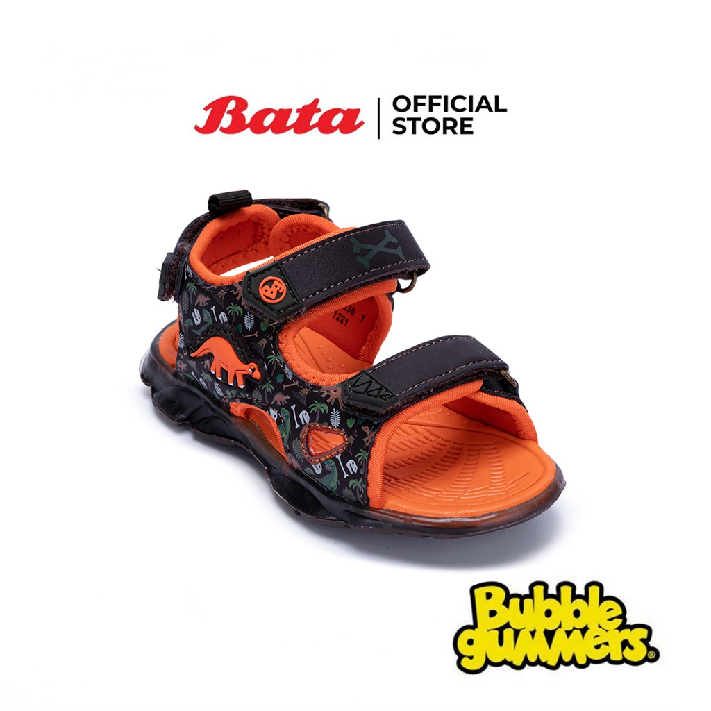 bata-บาจา-ยี่ห้อ-bubblegummers-รองเท้าแตะรัดส้นเด็ก-ใส่ลำลอง-มีไฟ-led-สำหรับเด็กผู้ชาย-รุ่น-unai-หลายสี-1612330