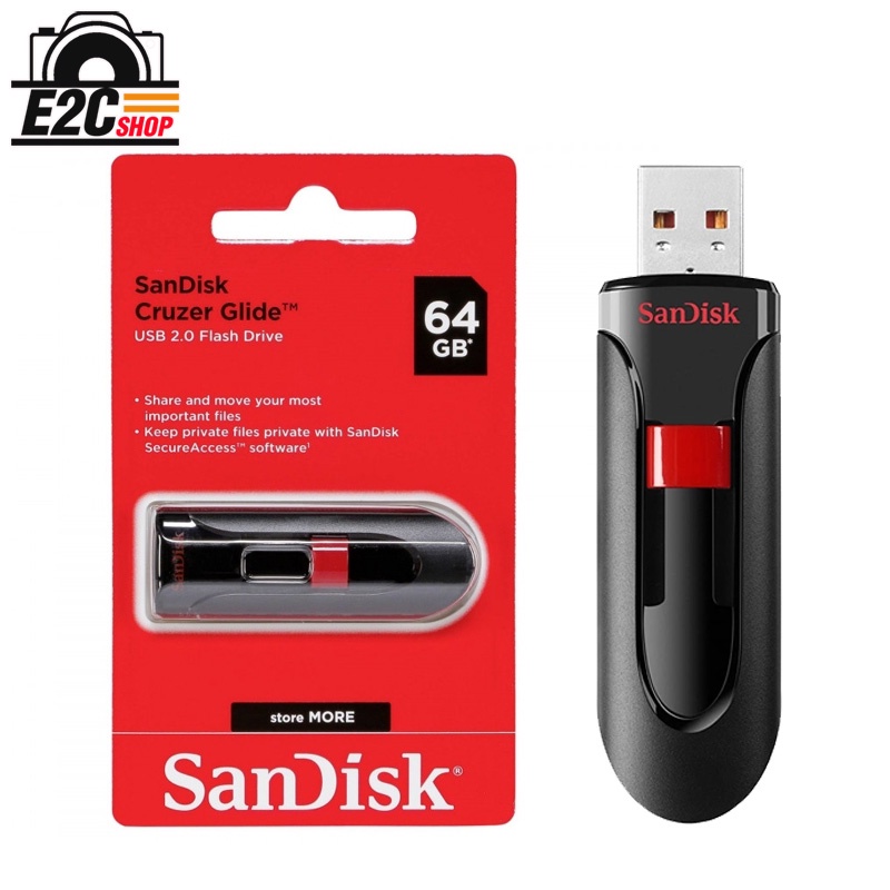 flash-drive-sandisk-64gb-แฟลชไดร์ฟ-อุปกรณ์จัดเก็บข้อมูล