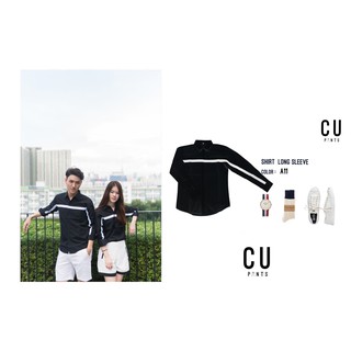 ภาพหน้าปกสินค้าเสื้อเชิ้ตแขนยาว ผ้า คอตตอน Cotton สีดำขาว A11 : Minimal Edition : CU PANTS ที่เกี่ยวข้อง