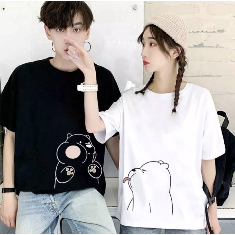 เสื้อคู่ลาย-หมี-love-me-ต้องการซื้อคู่กดสั่ง2ตัว-ราคาที่ลงขายคือราคาต่อตัว