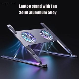 laptop stand ขาตั้งแล็ปท็อป, ที่วางโน๊ตบุ๊คแบบพับได้ แบบพกพา ปรับองศาได้