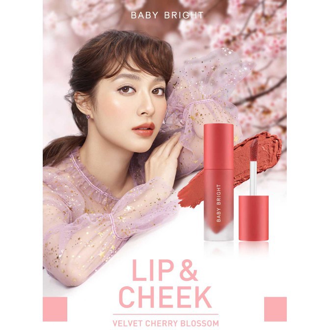 lip-cheek-matte-tint-2-4g-baby-bright-ทินท์เนื้อแมทท์-คืนพลังความชุ่มฉ่ำให้เรียวปากและพวงแก้ม