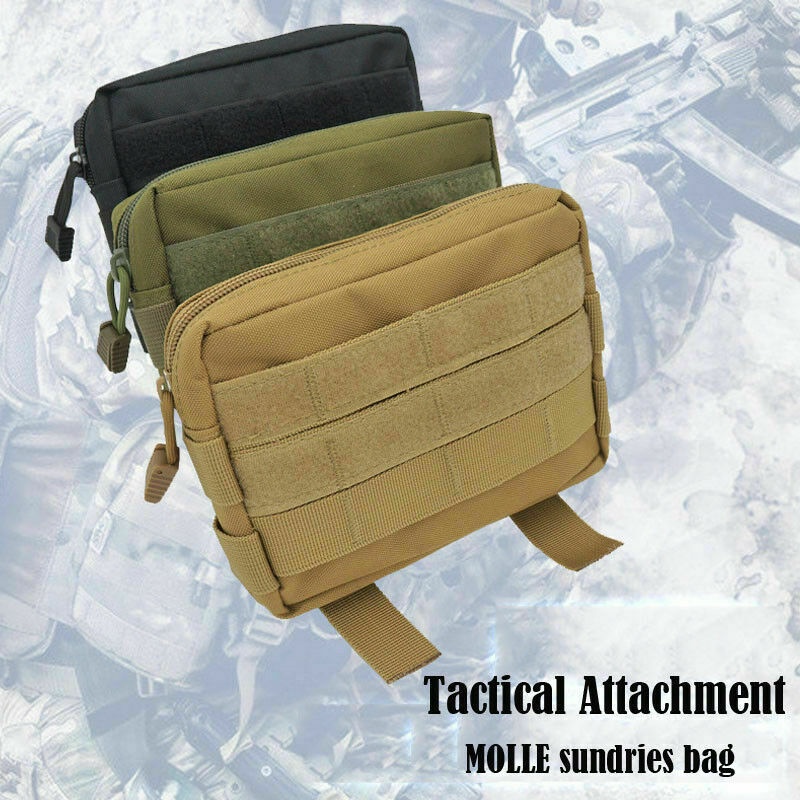 กระเป๋าคาดเอว-edc-แบบมีซิป-อเนกประสงค์-สไตล์ทหารยุทธวิธี-สําหรับกลางแจ้ง