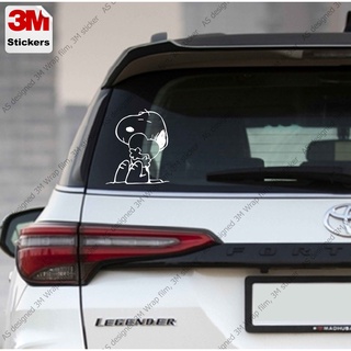 สนูปปี้ กอดหัวใจ สติ๊กเกอร์ 3M ลอกออกไม่มีคราบกาว Snoopy inlove Removable 3M sticker, สติ๊กเกอร์ติด รถยนต์ มอเตอร์ไซ