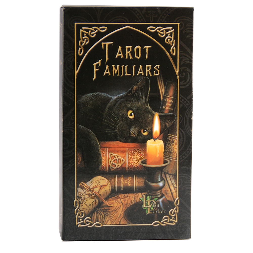 ภาพหน้าปกสินค้าการ์ด Tarot Familiars Cards A Deck Of Charm, Mystery, And Animal Magic สําหรับครอบครัว