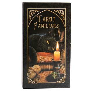 ภาพขนาดย่อของสินค้าการ์ด Tarot Familiars Cards A Deck Of Charm, Mystery, And Animal Magic สําหรับครอบครัว